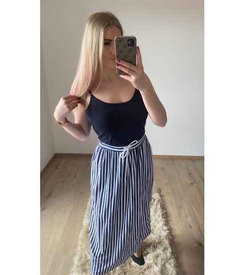 LETNÉ ŠATY S NÁMORNÍCKYM VZOROM Veľkosť: UNI SIZE